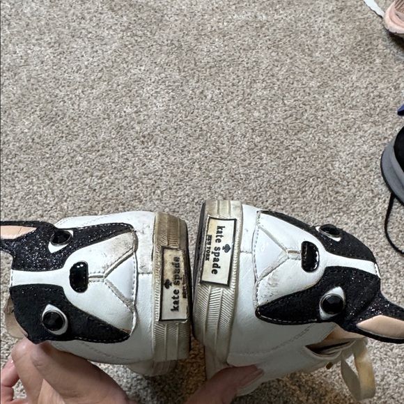 Kate Spade | New York Lucie French Bulldog Sneakers in White Size 9.5 - Picture 9 of 14